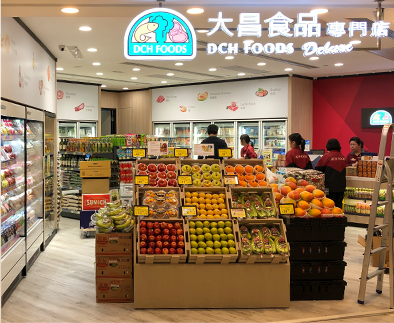 大昌食品門(mén)店案例